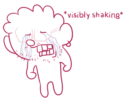 my fursona as the visibly shaking meme
